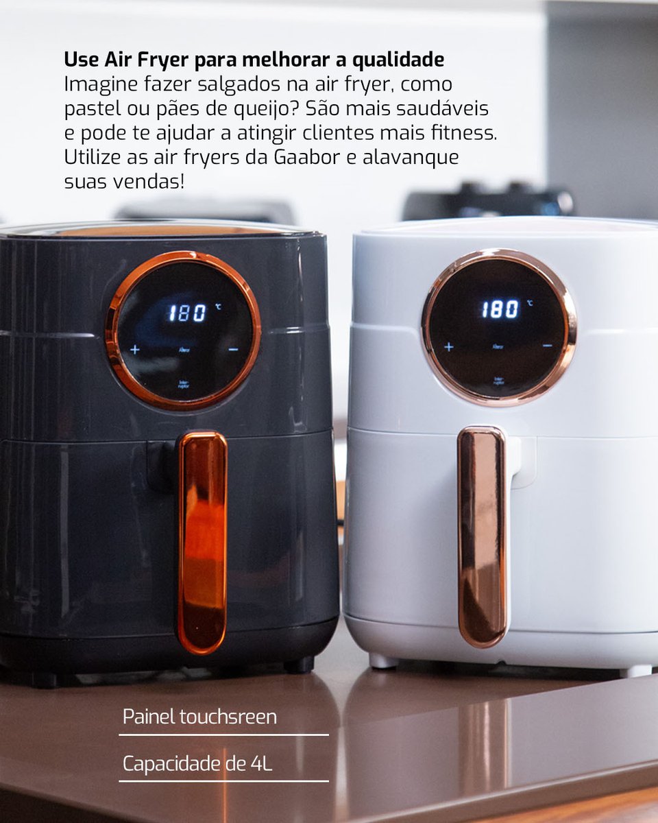 gaaborbr's tweet image. Para você que é empreende com alimentos, não deixe de conferir essas dicas valiosíssimas! 😉✨

Vem com a Gaabor! 🧡

#gaaborbr #airfryer #batedeira #paneladepressao #eletroportateis