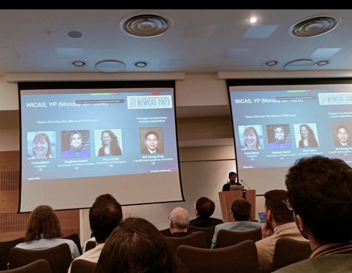 nazduneh's tweet photo. IEEE UK and Ireland Young Professionals  is assisting the IEEE CAS Society in organising a YP track for IEEE NEWCAS 2023 in Edinburgh, Scotland.
Thanks to our keynote speaker Dr. @WaikeungFung1 for his excellent presentation.
#IEEEYPUKI https://t.co/is6CnnljFB