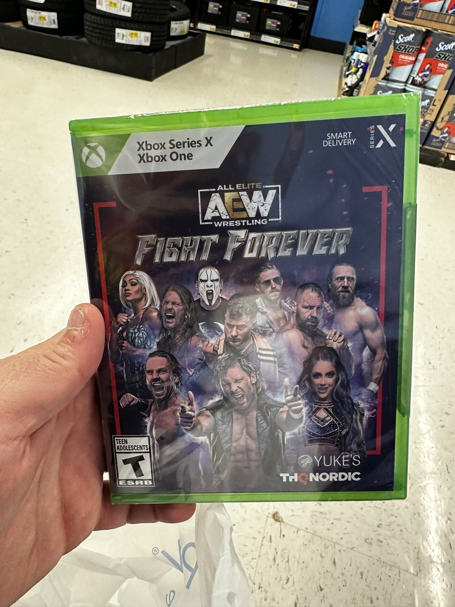 @AEWGames @AEW @THQNordic Shoutout to Walmart for selling it to me early