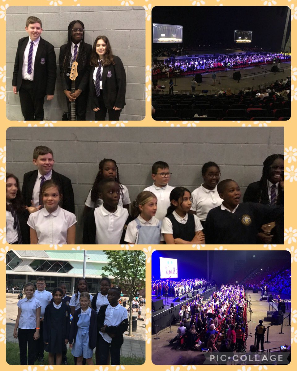 A proud moment where our past and present pupils came together and both performed at Leeds First Direct Arena <a href="/corpusleeds/">Corpus Christi</a> #proud #inspirational