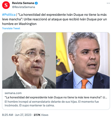 dancohen3000's tweet photo. Ninguno de estos medios colombianos ha contactado conmigo para verificar los datos y escuchar mi versión. Estos mercenarios al servicio de una élite delictiva intentan dar lecciones de periodismo, cuando no son capaces de cumplir los estándares mínimos de rigor. Pura basura. https://t.co/JP0ItdRqkk