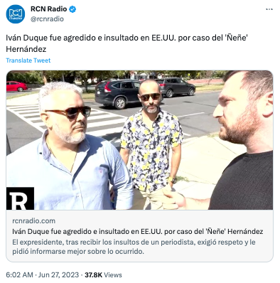 dancohen3000's tweet photo. Ninguno de estos medios colombianos ha contactado conmigo para verificar los datos y escuchar mi versión. Estos mercenarios al servicio de una élite delictiva intentan dar lecciones de periodismo, cuando no son capaces de cumplir los estándares mínimos de rigor. Pura basura. https://t.co/JP0ItdRqkk