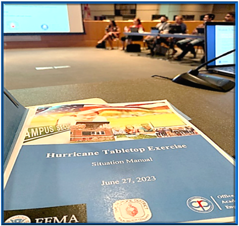 Today we participated in the School District of Palm Beach County Hurricane Table Top Exercise.  Leaders from @pbcsd & Emergency Management worked through a scenario of a Cat 5 hurricane impacting PBC.  Thank you for the partnership.  #traintogether #exercisetogether #partners