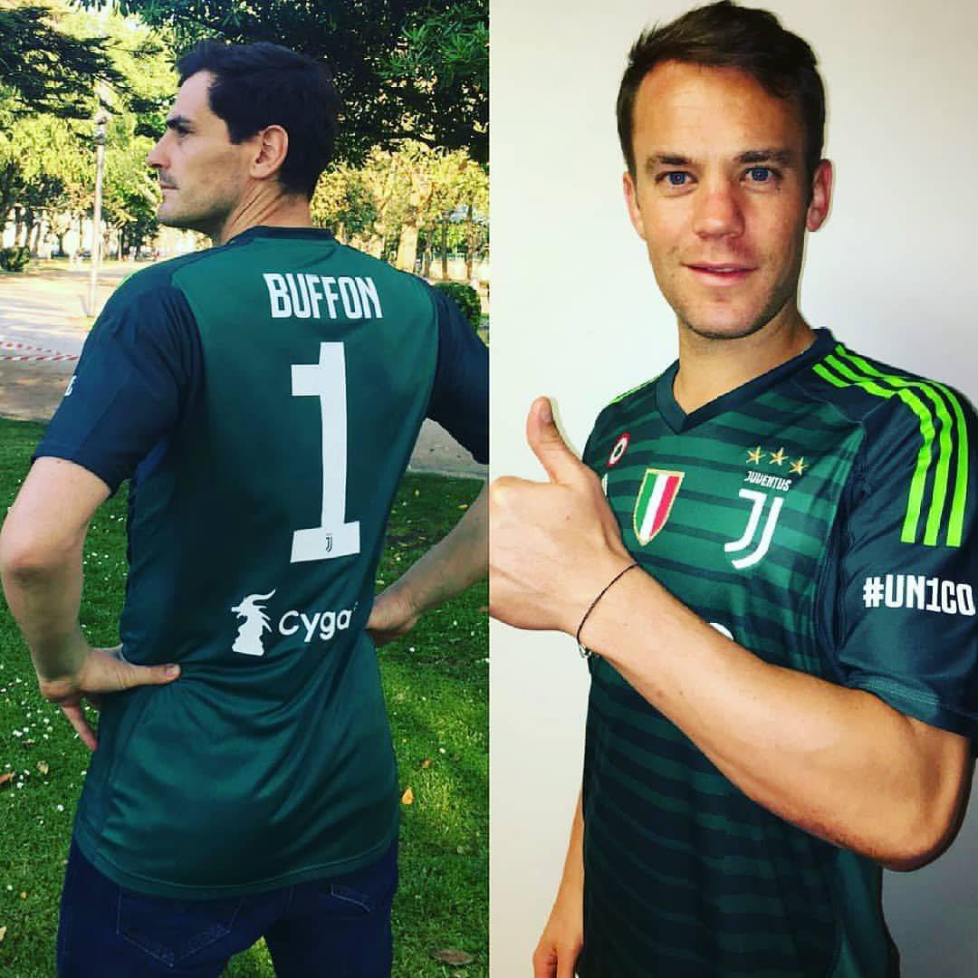 Quick reminder that the two keepers that are commonly involved in GOAT goalkeeper discussions with Buffon both wore this jersey, posted it publicly and admitted that he is the best. Have a good night 👑🇮🇹