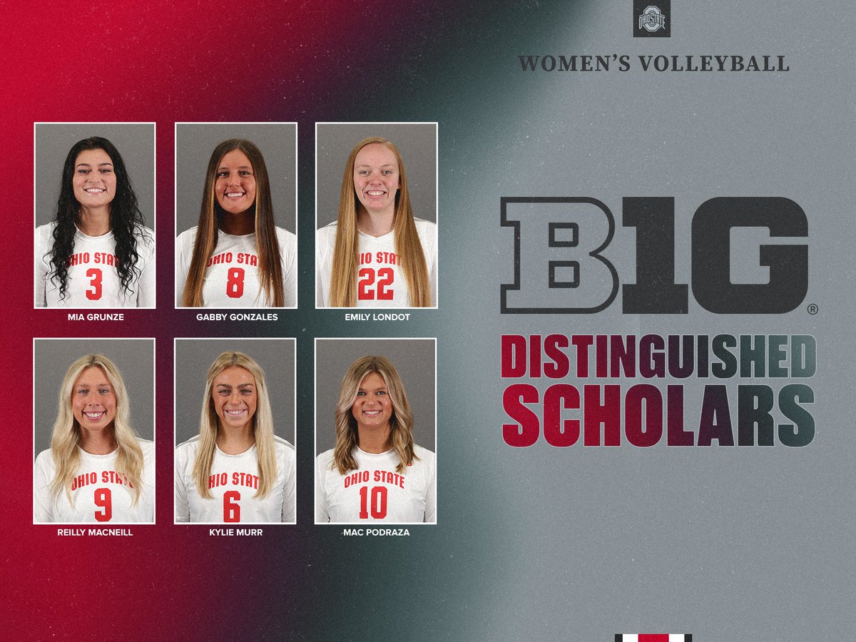 Ohio State Women's Volleyball on Twitter "Congratulations to these Big