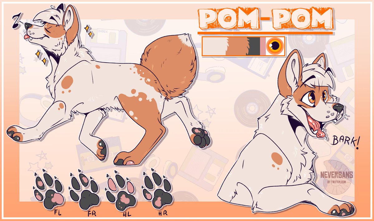 have some doggo ref sheets x3 <3