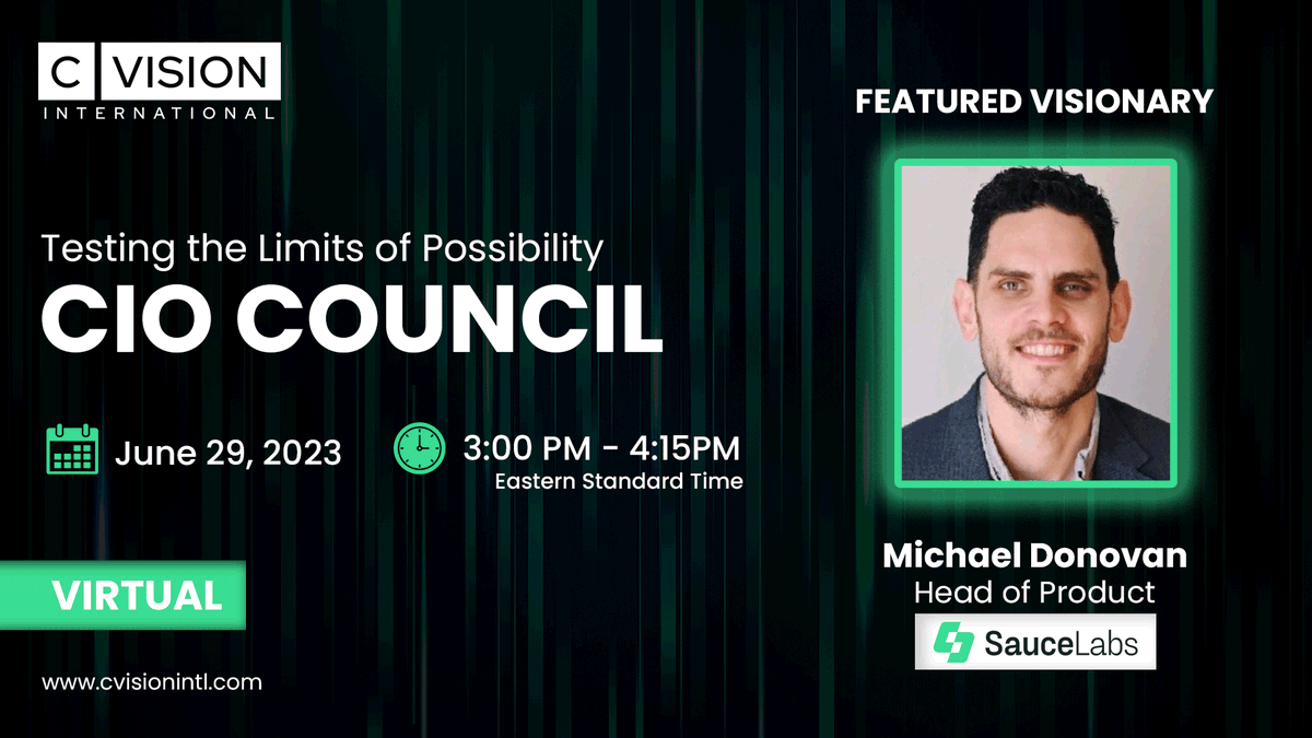 Cvisionintl's tweet photo. Join Michael Donovan, Head of Product at @saucelabs, as he explores the evolving landscape of software innovation, emphasizing the importance of adapting practices to meet the demands of modern AI and the mobile revolution.
Register here: https://t.co/G380w4uyG1 https://t.co/Y0rea0HUnb