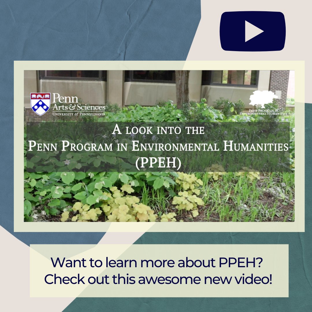 Watch our new PPEH promo video to learn about the undergraduate students who work in the My Climate Story project and minor in the Environmental Humanities. 🎥🌳 Hear why our students think that #envhum is such an innovative and important field. Watch @ bit.ly/3Ptrizf