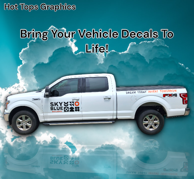 Topsgraphics's tweet image. That's right everyone, we also specialize in vehicle decals! Whether it's for a company vehicle or your personal vehicle, we can bring to life any logo or decal and make it look exquisite!
Hit us up to discuss bringing your vehicle to life!
Email: customerhottops@hotmail.com