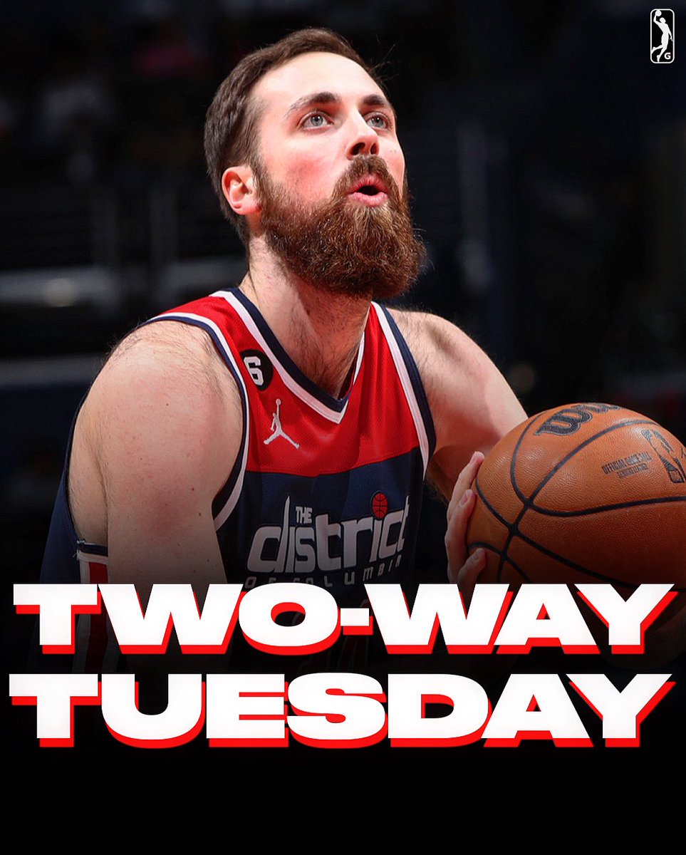 nbagleague's tweet photo. 2023 @Kia NBA G League Defensive Player of the Year Jay Huff BALLED OUT on his two-way deal with the @WashWizards! 🔐

The 7’1” center averaged 14.7 PPG and 5.7 RPG in the final three games of the regular season, including a career-high 17 PTS and 9 REB vs. the Bucks. https://t.co/jnCfY6fxZS