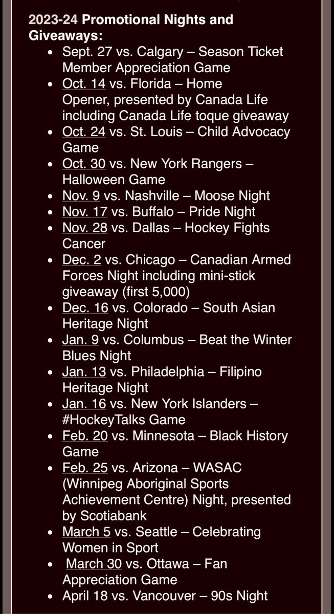 ˗ˏˋ𝔹𝕠𝕟𝕗𝕚𝕣𝕖 𝕊𝕡𝕠𝕣𝕥𝕤 𝕎𝕚𝕟𝕟𝕚𝕡𝕖𝕘ˎˊ˗ on Twitter "Jets PROMO schedule🥳"