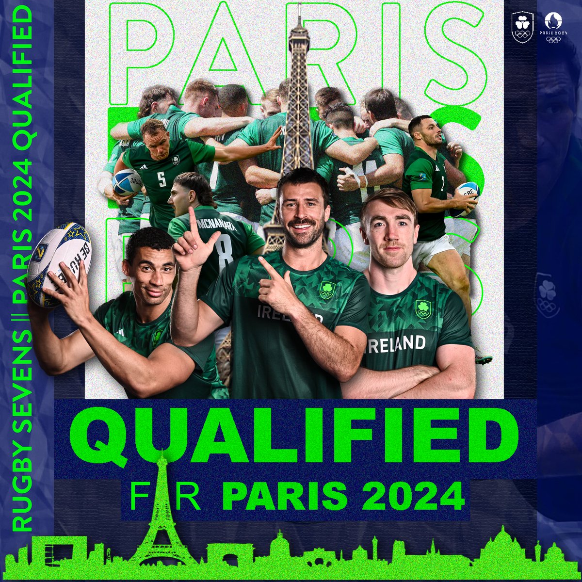 HELLO PARIS 👋 HERE WE COME 🇫🇷

WE’RE GOING TO THE OLYMPICS ⚡️

#TeamIreland