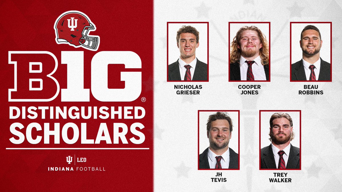 Shout out to our B1G Distinguished Scholars.