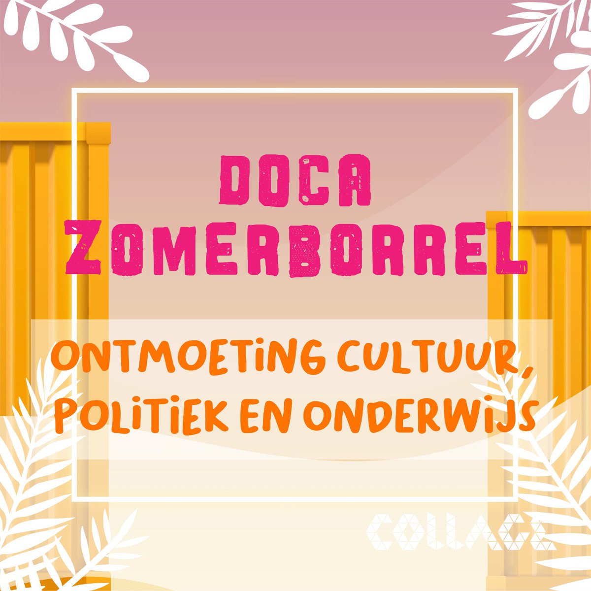 CollageAlmere's tweet image. Wat een mooie opkomst tijdens de #Almeredoca zomerborrel waar culturele partijen, onderwijs en politiek elkaar ontmoeten. #cultuur #Almeredoca #politiek #onderwijs