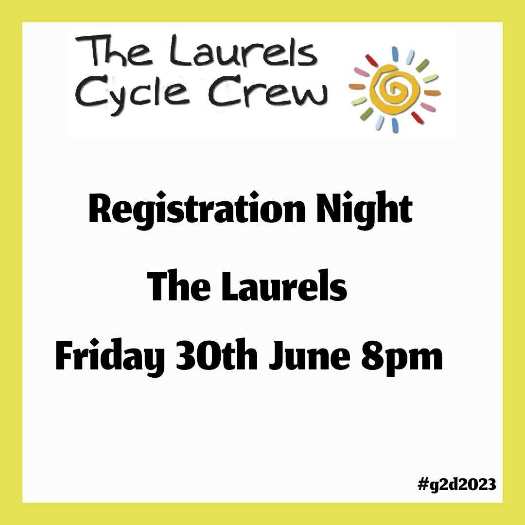 #g2d2023 registration night this Friday 8pm
