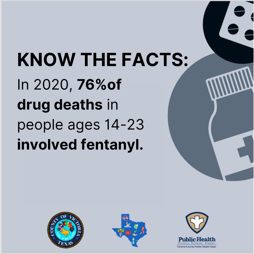 Know the facts. Learn more about the dangers of fentanyl and the signs of an overdose at: bit.ly/fentanyl-facts