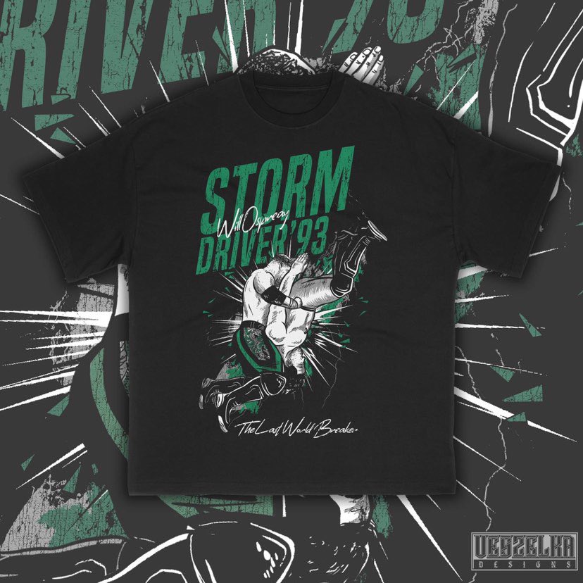 WillOspreay's tweet photo. And they are LIVE!!

“Storm Driver 93” (Tiger Driver 91) available to buy on @OneHourTees 

LINK:

https://t.co/zX6I3bfMrv

#ForbiddenDoor #aew #AEWDynamite #AEWCollision #TigerDriver91 https://t.co/SEHuOP3yGd