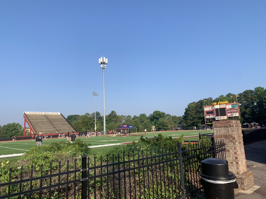 @WoodstockFtball got better today at the Lutzie 7 on 7 tourney. Made it to the quarterfinals and lost 32-31 in OT We showed effort, attitude, and toughness. Great day! #FOE #EAT