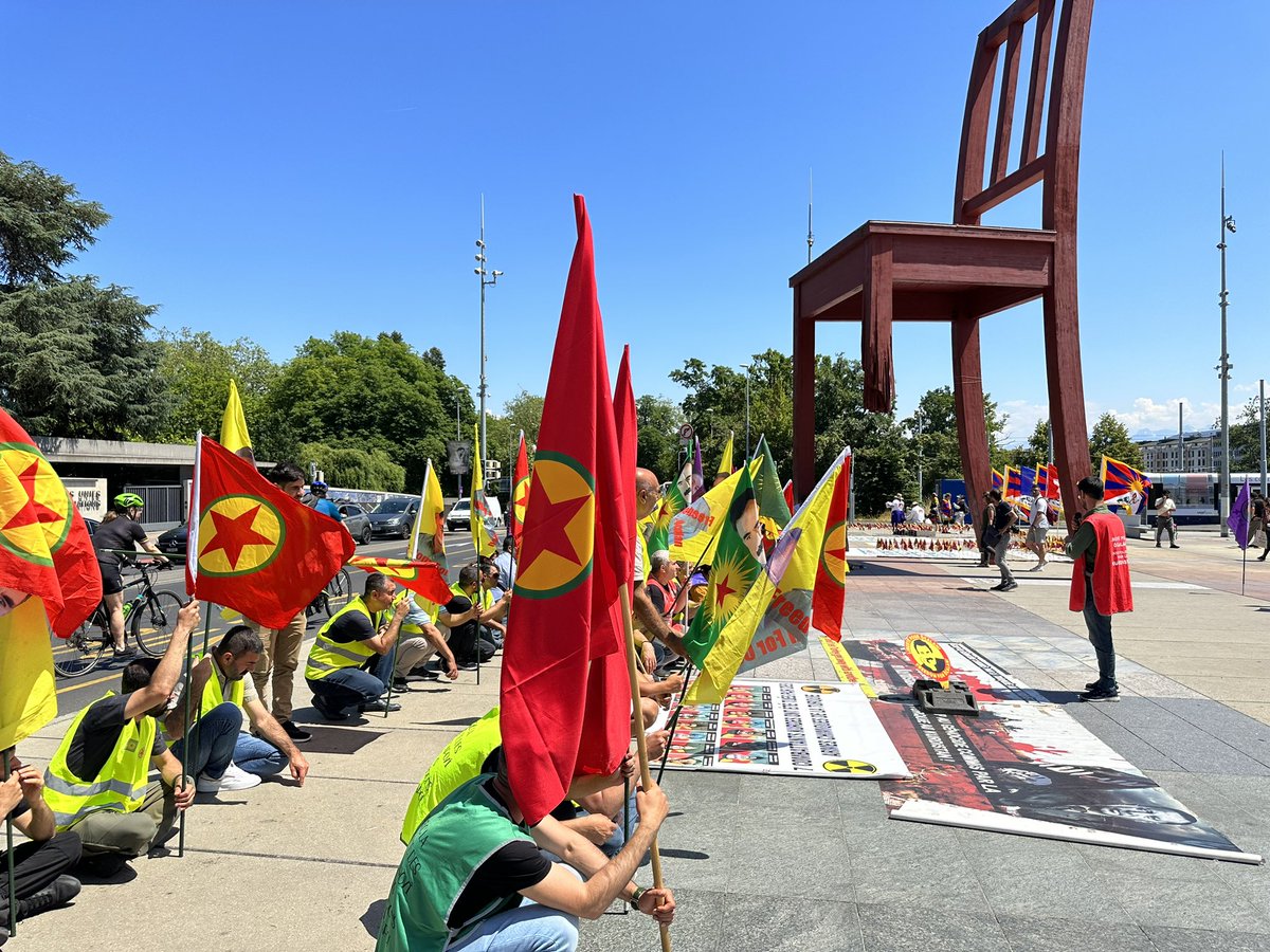 ÇALAKÎ - EYLEM - MANIFESTATION 

Em li ber avahîya
Neteweyên Yekbûyî (28.06.2023) roja çarşeme saet navbera 10.00 û 17.00 em li benda we ne

NCDK-CENEVRE 
 
“Tecrîd sûcê mirovahiyê ye Ji Ocalan re azadî “

#TecrideSonÖcalanaÖzgürlük