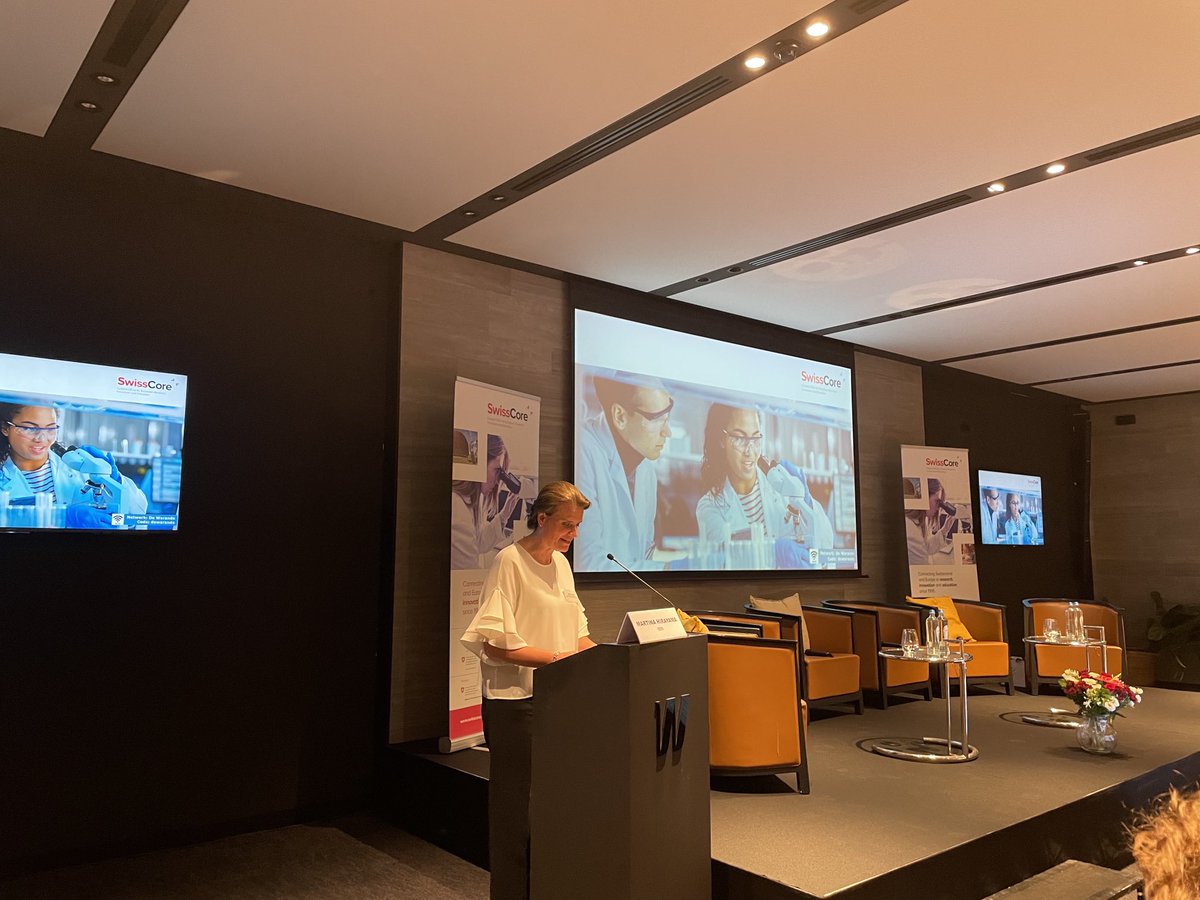 Swiss State Secretary Martina Hirayama opened our SwissCore annual event highlighting Swiss actors strong engagement with European knowledge networks like COST and European University Alliances