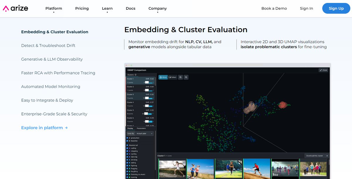 Arize.com is a #MachineLearning Observability platform that helps ML practitioners successfully take models from research to production with ease. It helps ML teams quickly detect issues, troubleshoot why they happened, and improve overall model performance.