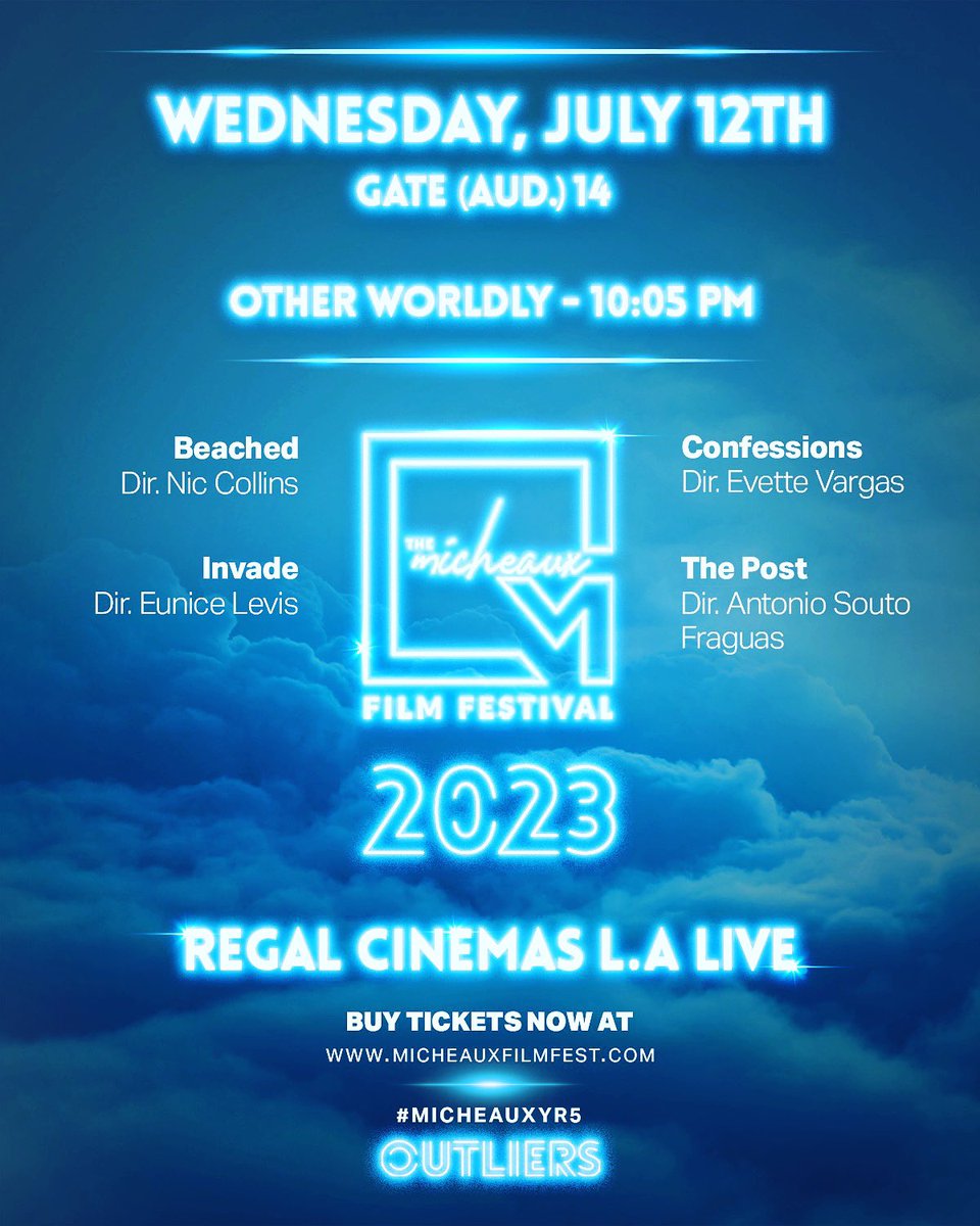 Excited to share the CONFESSIONS screening details at the amazing @micheauxfilmfest July 12th at 10:05 PM! Purchase tickets at micheauxfilmfest.com. Come out!♥️ @ConfessionsTWR