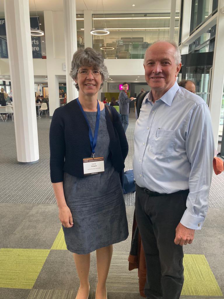 Delighted to welcome delegates from all over the world to @legalscholars Annual Conference #SLSBrookes23. This is @legalscholars President Lucy Vickers of @brookes_law with Justice Peter Applegarth of the Supreme Court of Queensland, Australia.