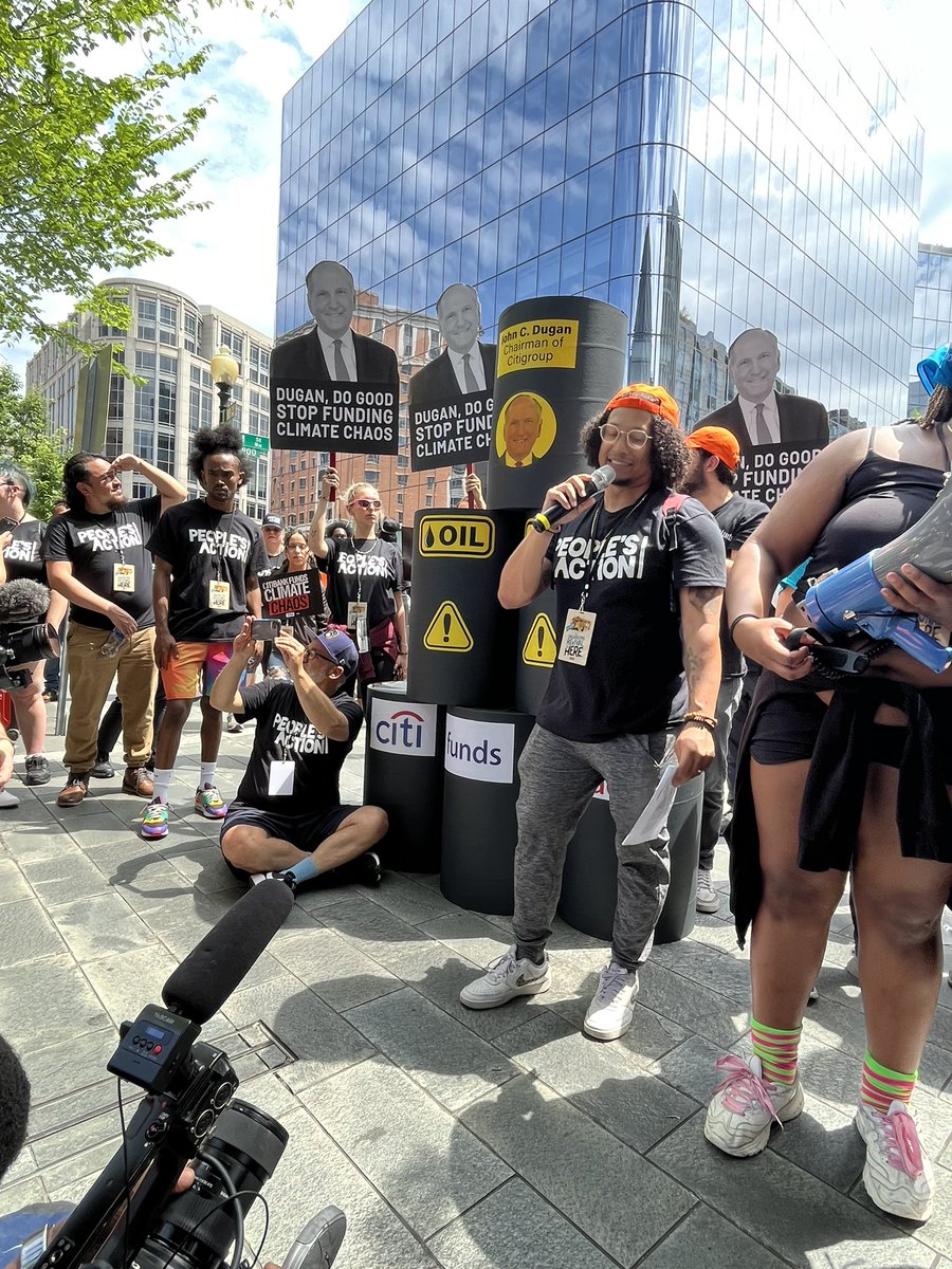 Climate change is an ongoing issue and Citibank’s Dugan is no good. Citibank is funding climate chaos and needs to stop. #climatechaos