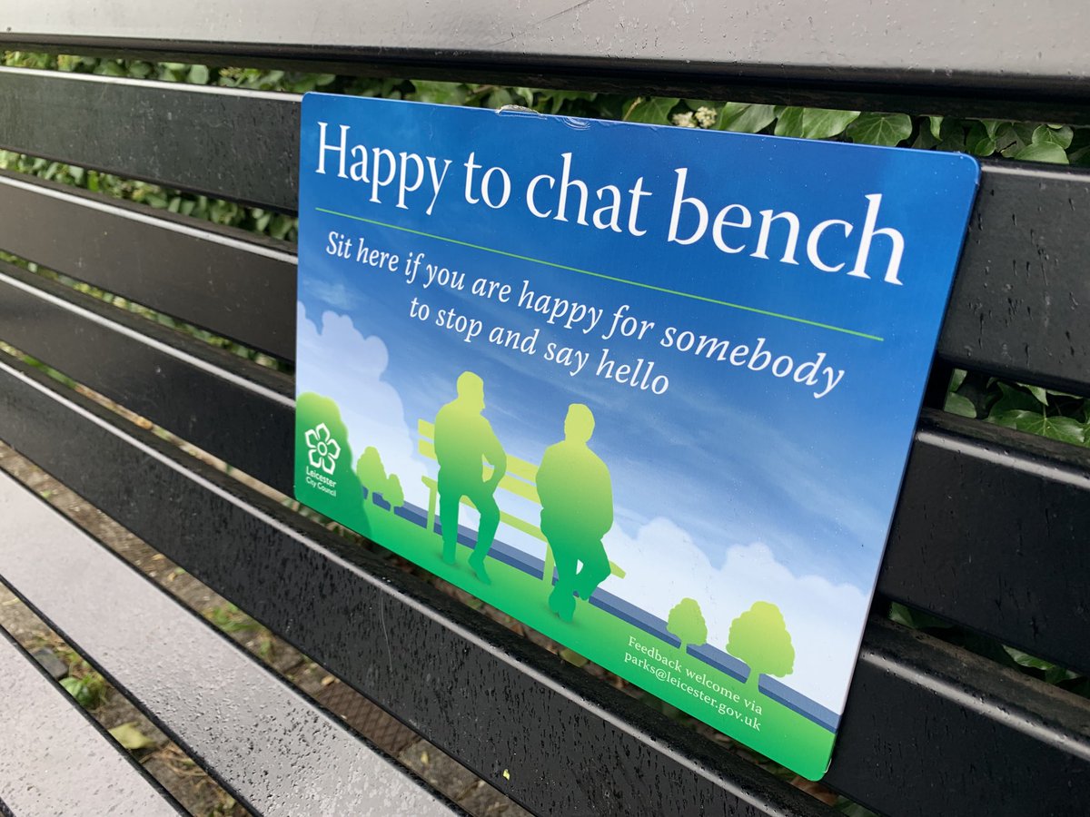 We find out about the benches in Leicester designed to get more of us talking. More ⁦@bbcemt⁩ @1830