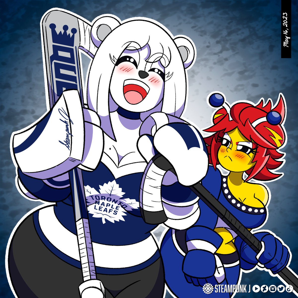 Ready for Round 1
#cartoon #originalcharacter #oc
#furryart #furryartist #furry #furrybear
#hockey #hockeyart
#nhl #nhlart #torontomapleleafs #mapleleafs #torontomapleleafsfan
#tampabaylightning #lightning #tampabaylightningfan