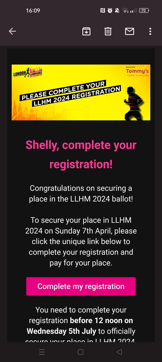 I'm not a runner but here's a new goal! #LLHM24