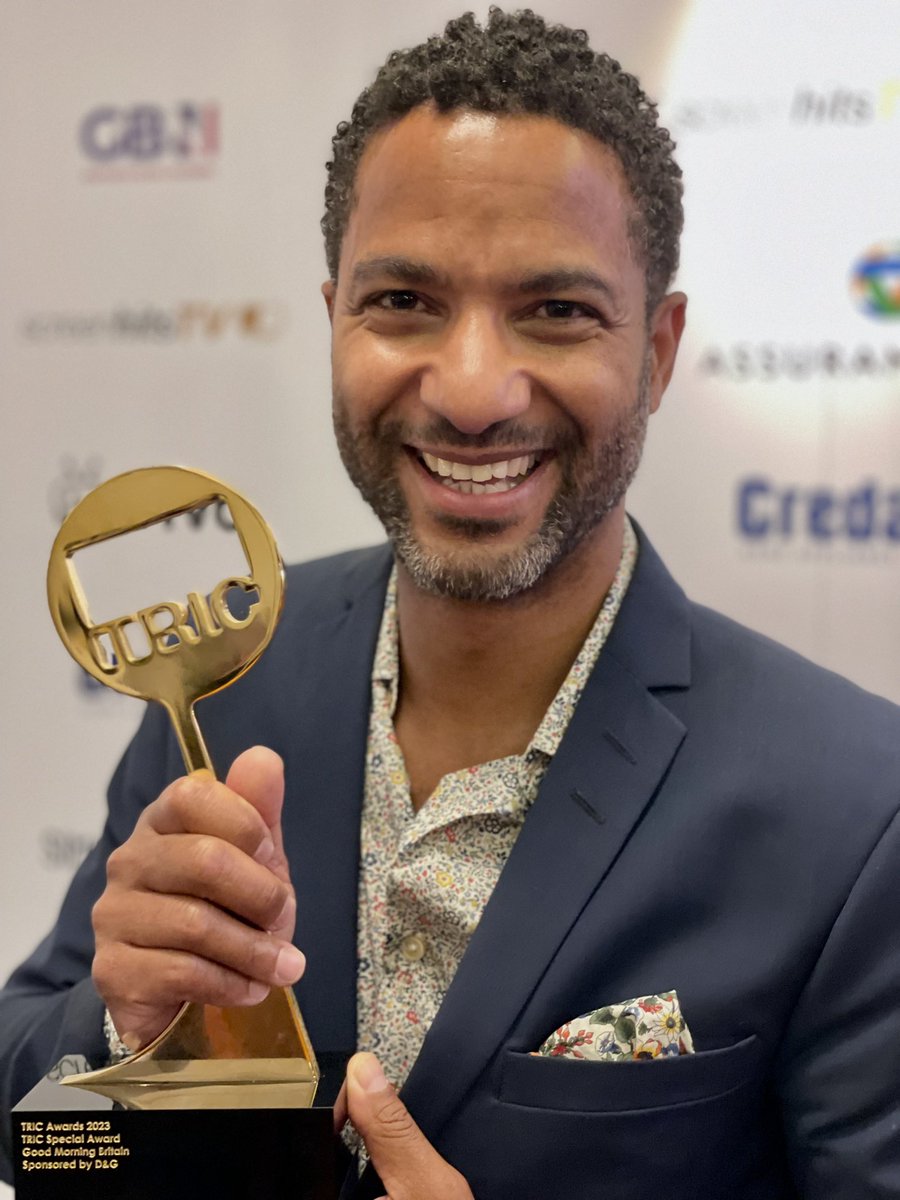 Turns out I was one of the few people on the @gmb team who didn’t know we were going to win the Special <a href="/TRICawards/">TRIC Awards</a> 2023. Lucky i didn’t leave early.