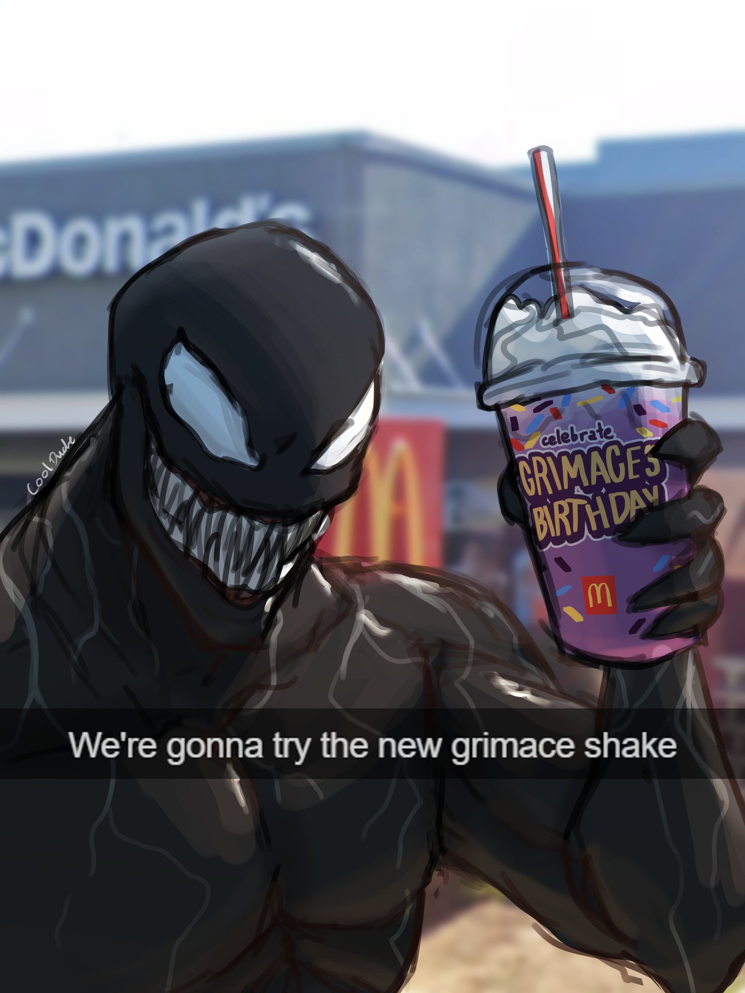 Anime fans hijack Twitter with McDonald's Grimace shake meme mayhem