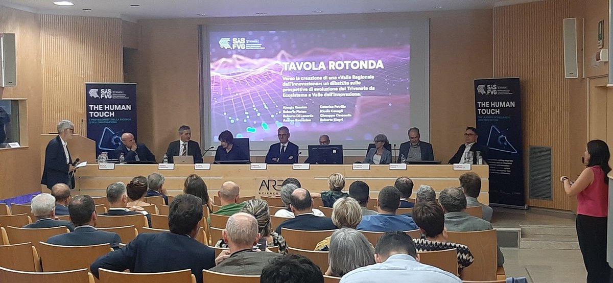 OGS_IT's tweet photo. 🧠 Riflessioni e prospettive dell'ecosistema di innovazione del Triveneto: anche l'#OGS alla conferenza annuale #sisfvg organizzata da @AreaSciencePark e @regioneFVGit https://t.co/13vont3tmn
