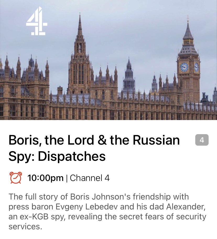 Tonight #Channel4 

#ToriesOut355 #BorisJohnson #GeneralElectionNow