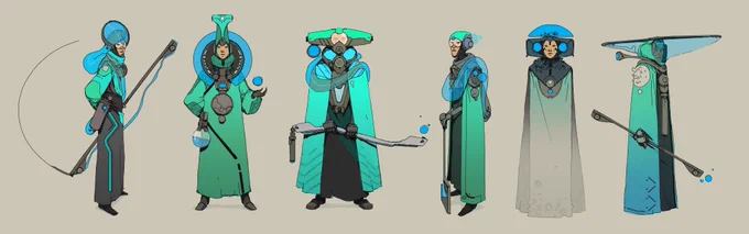 More old stuff. This was early work to help inspire and develop some league skin lines at Riot. Just myself and  working together which I loved!! The idea was space wasn't empty but full like an ocean, the folks in the world had symbiotic relationships with creatures.