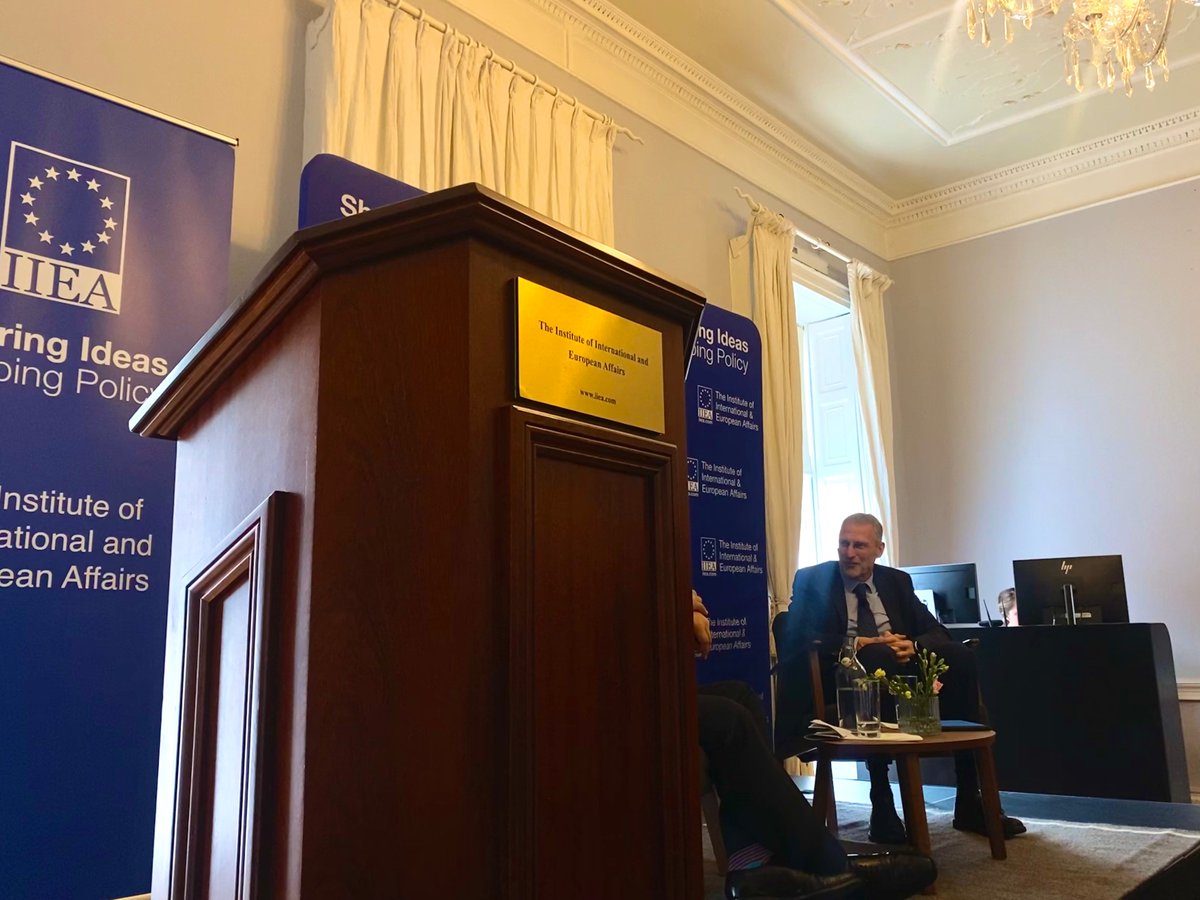 We were delighted to attend today's ‘Where next for the UK as an International Economy?’ event hosted by the <a href="/iiea/">IIEA</a>

Really interesting discussion by <a href="/DavidHenigUK/">David Henig 🇺🇦</a>, Director of the UK Trade Policy Project at ECIPE, on the future of the UK government and the post-Brexit landscape