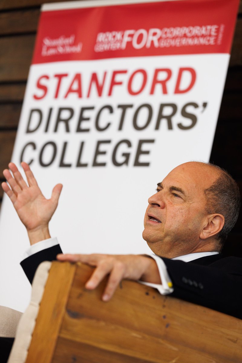 Day 2 of Stanford #DirectorsCollege starts with a keynote from CEO Henry Fernandez, Chair/CEO of @MSCI_Inc on current corporate governance issues. Learn more about Stanford Directors’ College here: directorscollege.com #corpgov #corporategovernance #boardgovernance