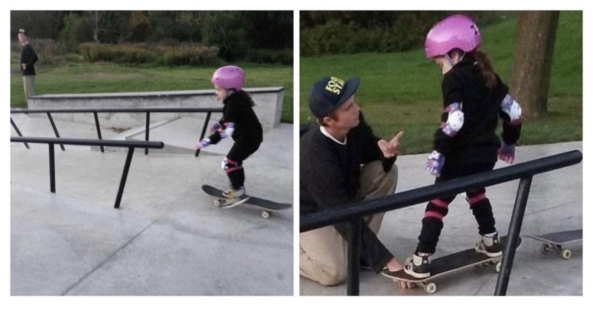 “Dear teenage boy at the skate park...

You're probably about 15 years-old, so I don't expect you to be very mature or for you to want a little girl on your skate ramp for that matter.

What you don't know is that my daughter has been wanting to skateboard for months. I actually