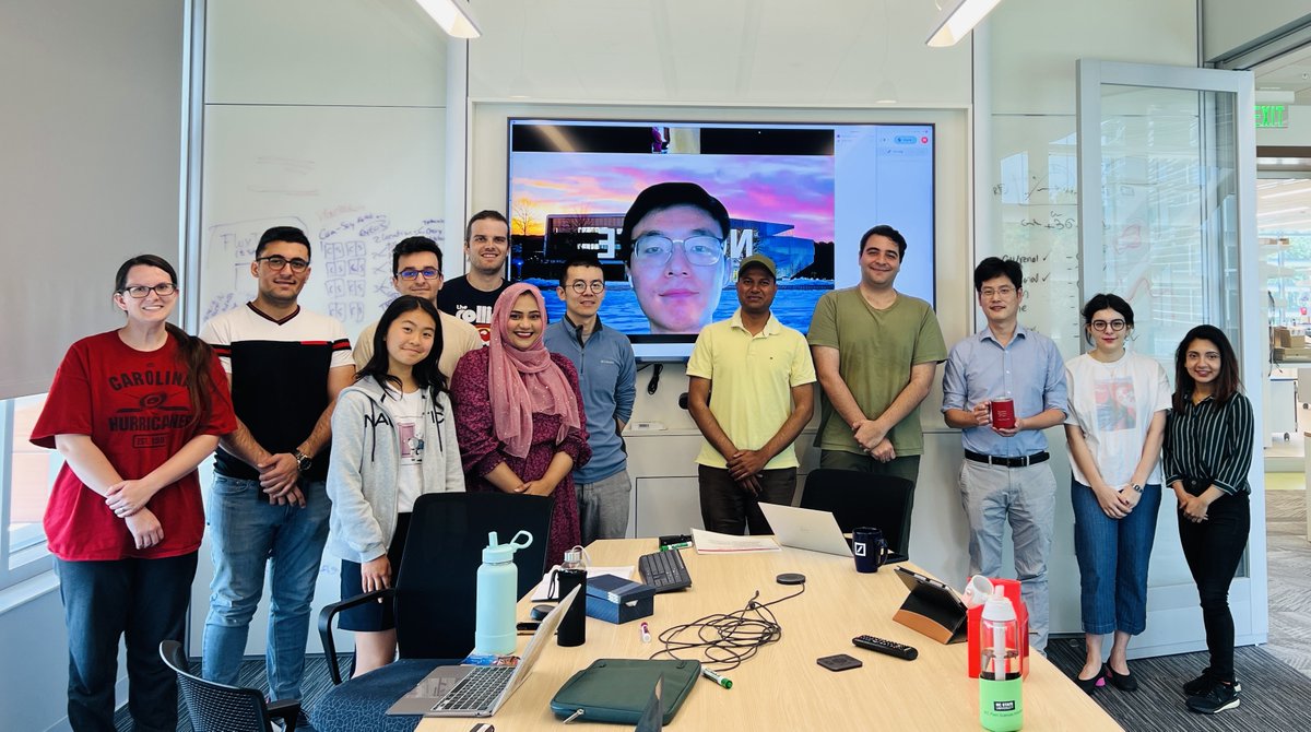 SensorNCSU's tweet photo. Congratulations to Professor Qingshan Wei on achieving the position of "Associate Professor with tenure"! The members of the Wei research group gathered to celebrate their Ph.D. advisor's tenure!
@ncstate @nc_psi
#Engineering #science #Promotion  #university https://t.co/87CchmJeCv