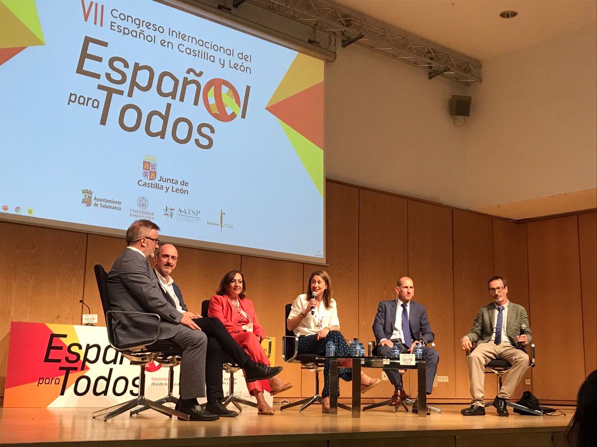 AccEducativaExt's tweet image. Mesa redonda sobre las Consejerías de Educación en el exterior #españolparatodos Congreso Internacional del Español en Salamanca