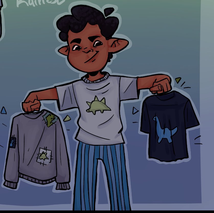 gh0st_bud_'s tweet photo. Let’s ignore this is a day late 

Gus week day 1 human realm/memories !! 

#gusweek2023 #tohfanart #gusporter https://t.co/yK1msxDfio