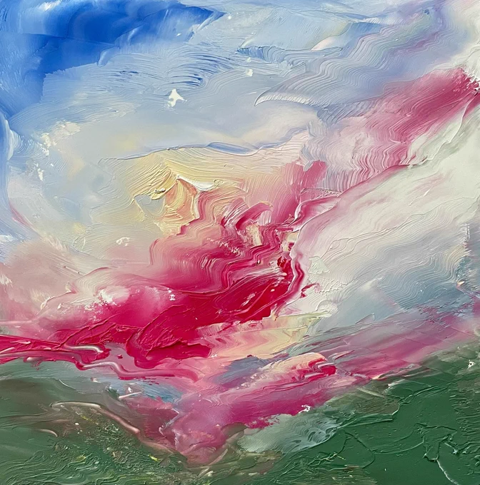 I paint how I want to feel