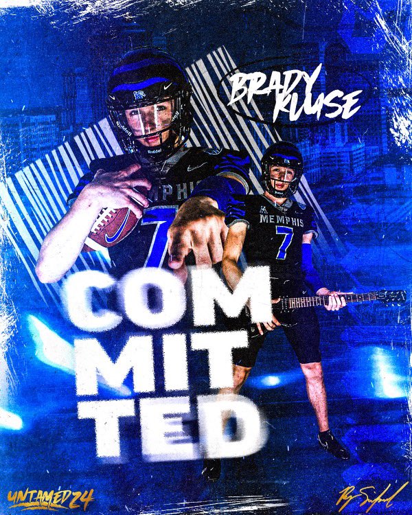 Brady_Kluse7's tweet photo. Home💙💙#Committed #ALLIN #GoTigersGo @RSilverfield @Coach_Smith10 @tcramsey19 @MemphisFB @RivalsBmoss @hoyafbrecruit @TheCoachCassidy https://t.co/B4ehpi0buK