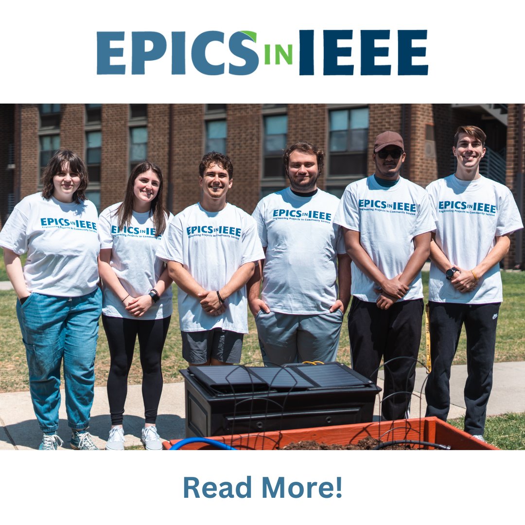 EPICSinIEEE's tweet photo. Check out how these #engineering students at @RowanUniversity designed a #wateringsystem that helps fight #foodinsecurity on their college campus. Read more and watch their interview to learn about their project details.  https://t.co/d0NkvBJKaD https://t.co/VFj8DvxK9d
