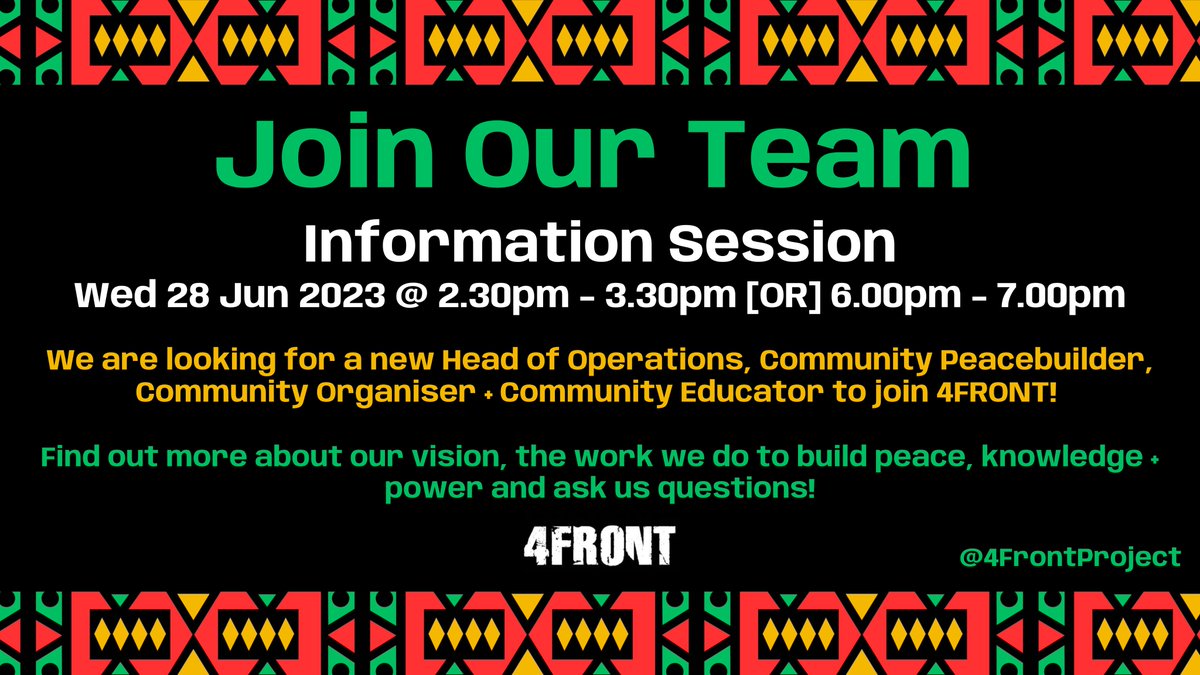 ⏰There's still time to register for our Information Sessions on Weds 28 June from 2:30pm-3:30pm + 6:00pm-7:00pm We'll be discussing 4 exciting vacancies to join our team!💫 ➡️Sign up: bit.ly/44fEfkg