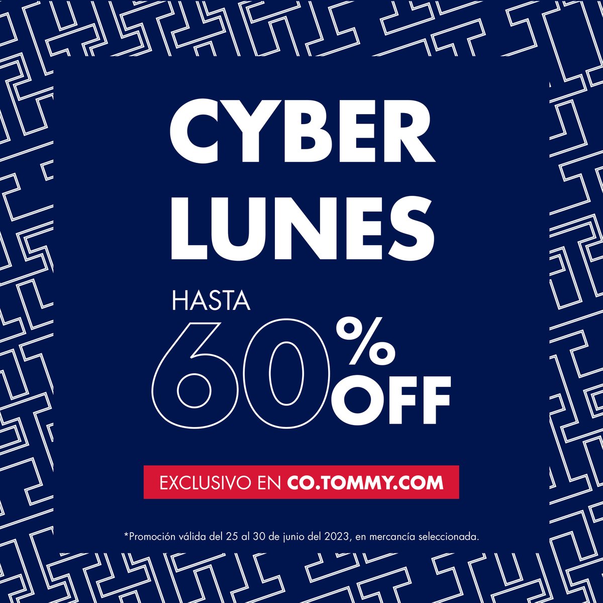 Aprovecha ya las increíbles ofertas hasta 60% descuento en Tommy Hilfiger. Ingresa aquí: bit.ly/3PxjQ60

#cyberlunes #ofertascolombia #colombia #cyberlunes2023