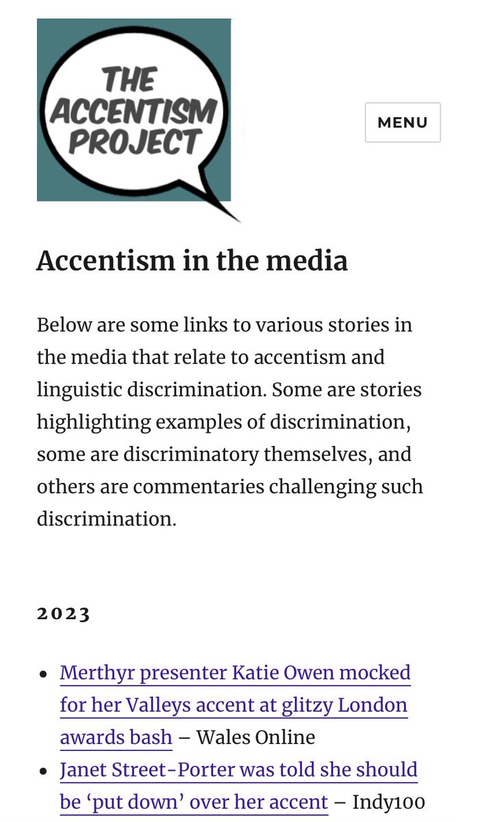 The Accentism Project tweet media
