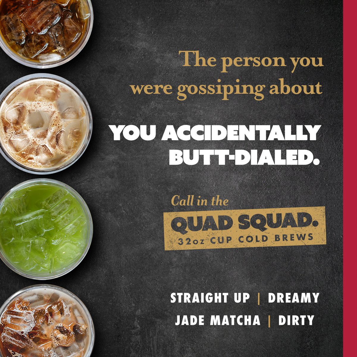 Sweetwaters's tweet image. Our 32oz Cup Cold Brews can fix any mess you’ve gotten yourself into. Order online and try all four flavors this summer. 😎