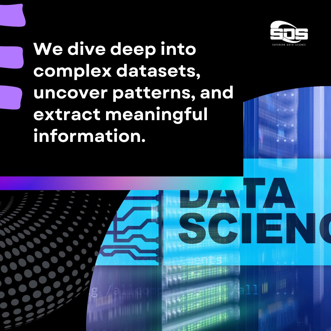 We dive deep into complex datasets, uncover patterns, and extract meaningful information. Join us as we explore the endless possibilities and drive data-powered success. #DataScience #CuriosityUnleashed #DataDriven